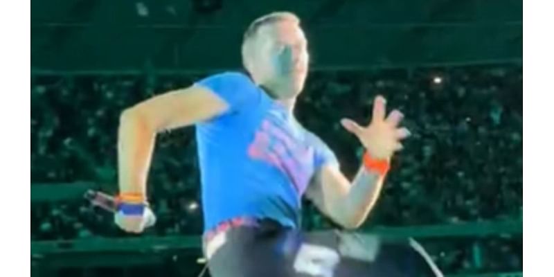 Chris Martin's dance moves compared to iconic Aussie character in hilarious viral TikTok