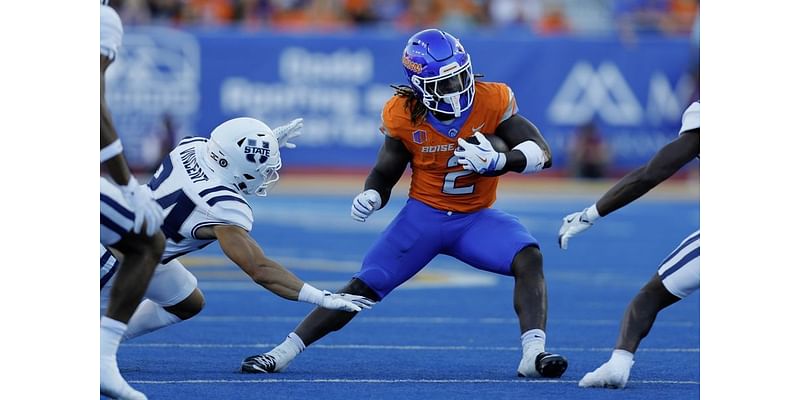 Ashton Jeanty's 186 yards on 13 carries help No. 21 Boise State blow out Utah State