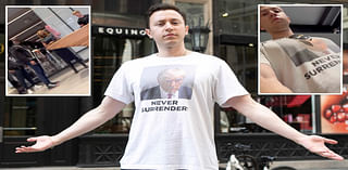 Gym rat booted from NY Equinox for wearing ‘offensive’ shirt with Trump mugshot: ‘I refuse to be bullied’