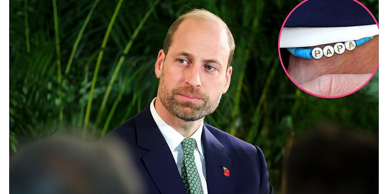 Prince William Wears 'Papa' Bracelet While Discussing His 3 Kids