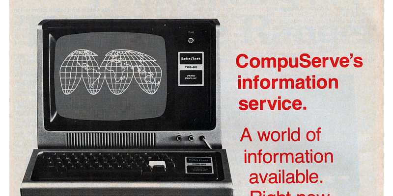 45 years ago CompuServe connected the world before the World Wide Web