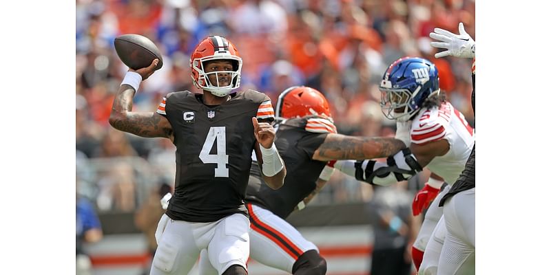 How many times the Browns used presnap motion during Sunday’s 21-15 loss to the Giants