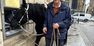 Why this dad’s walking across five cities with his pony