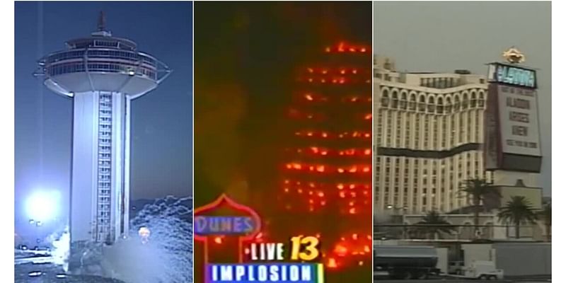 Tropicana implosion countdown: Watch eight historic Las Vegas hotel implosions