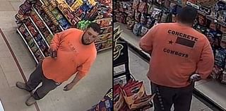 El Paso police looking for man in 'Concrete Cowboys' shirt who burglarized store