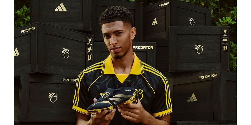 Jude Bellingham and Adidas bring out signature Predator boots named 'BelliGold', with Real Madrid star set to debut them this weekend... and they cost up to £250!