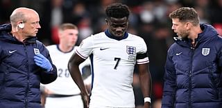 Bukayo Saka MISSING from Arsenal XI after winger limped off in England's loss to Greece - as Raheem Sterling starts instead