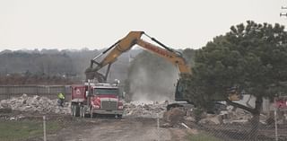 Rockford Speedway demolition near completion