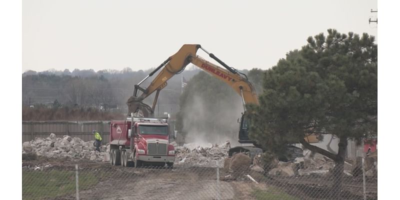 Rockford Speedway demolition near completion