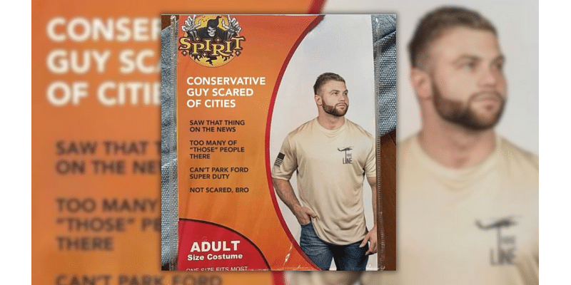 Fact Check: 'Conservative Guy Scared of Cities' Halloween Costume Is Fake