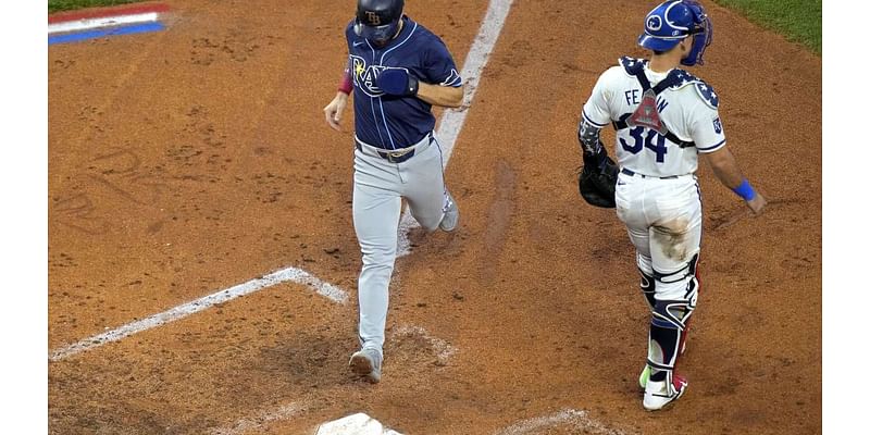 DeLuca and Lowe homer as Rays pounce on poor Kansas City pitching in 10-8 victory over Royals