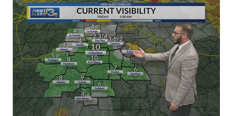 Patchy fog this morning; overcast with a few breaks of sun through the weekend