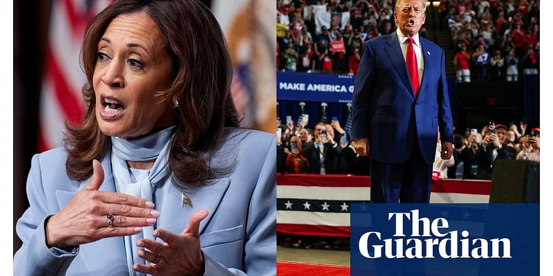 Harris ups lead over Trump, although presidential race still on knife edge