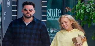 Carrie Bickmore enjoys lunch date with comedian Dave Thornton amid romance rumours with her radio co-host Tommy Little