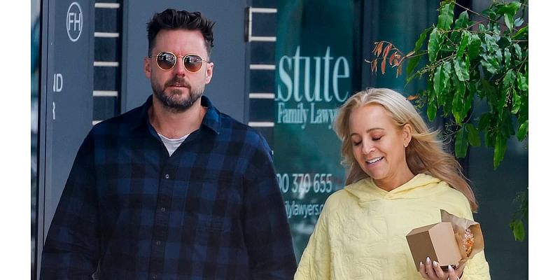 Carrie Bickmore enjoys lunch date with comedian Dave Thornton amid romance rumours with her radio co-host Tommy Little