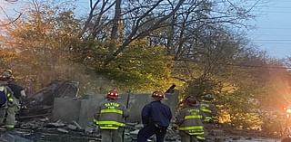 Detached garage completely destroyed after fire in Dayton