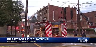 Fire rips through Brownsville bar, damaging apartments above