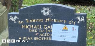 Council defends decision to put stickers on graves