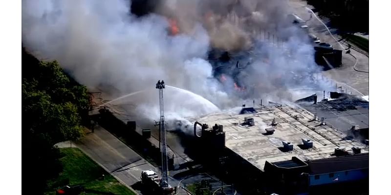 Large fire breaks out New Lenox cabinet company | LIVE