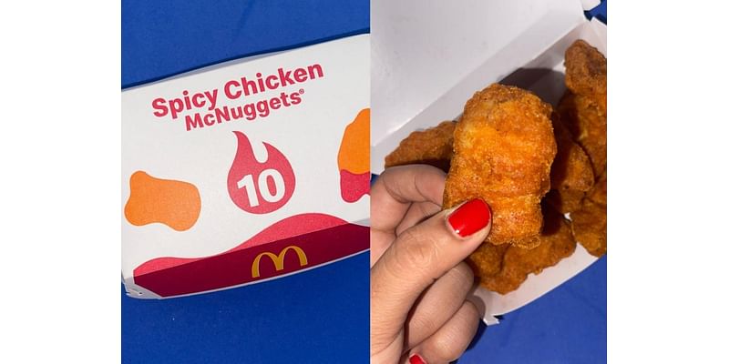 I tried McDonald's spicy chicken nuggets and think they should be added permanently to the menu