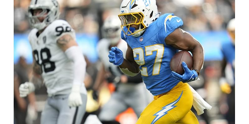 Chargers running back J.K. Dobbins looking to continue strong start against Panthers