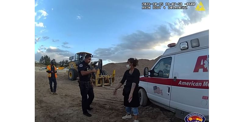 Albuquerque woman arrested for stealing ambulance, crashing it at construction site, police say