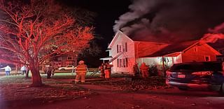 Fire damages home in Albion