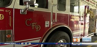 Charleston Fire Dept. extinguishes overnight house fire