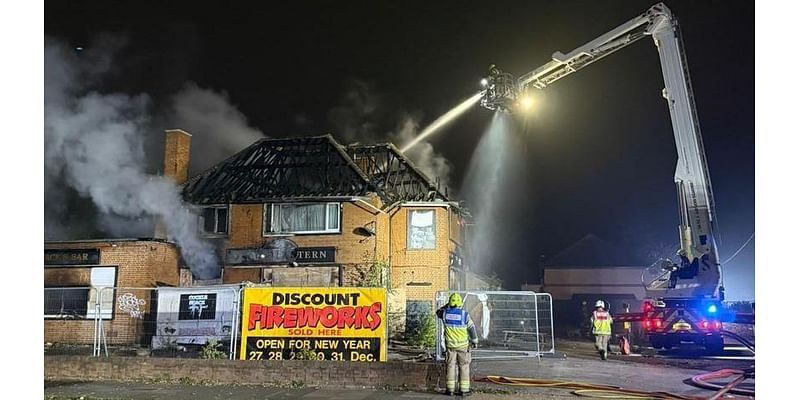 Crews tackle arson attack at derelict pub