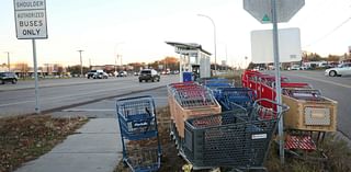 Shopping carts are piling up at one Roseville bus stop. What’s the solution?