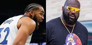 Shaquille O’Neal Hilariously Threatens Ex-ESPN Employee but Gets Confronted by Karl-Anthony Towns’ Cowboys Troll Instead