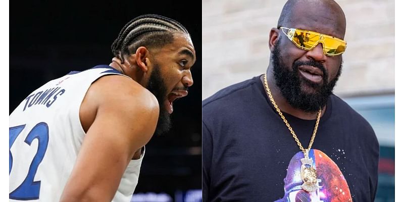 Shaquille O’Neal Hilariously Threatens Ex-ESPN Employee but Gets Confronted by Karl-Anthony Towns’ Cowboys Troll Instead