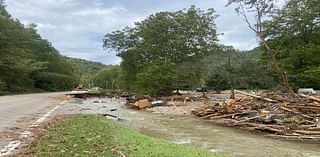 Johnson County community cleaning up damage from Hurricane Helene