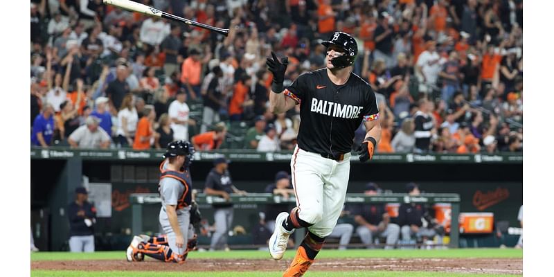 Cowser and McCann homer twice as Orioles rout Tigers 7-1 to build on AL wild card lead