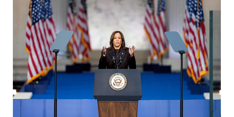 Harris gives concession speech, key House races remain undecided, Calif. orders evacuations for 14,000 over Mountain Fire