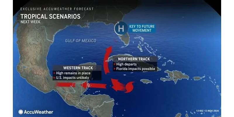 High chance Caribbean system will develop, hurricane center says