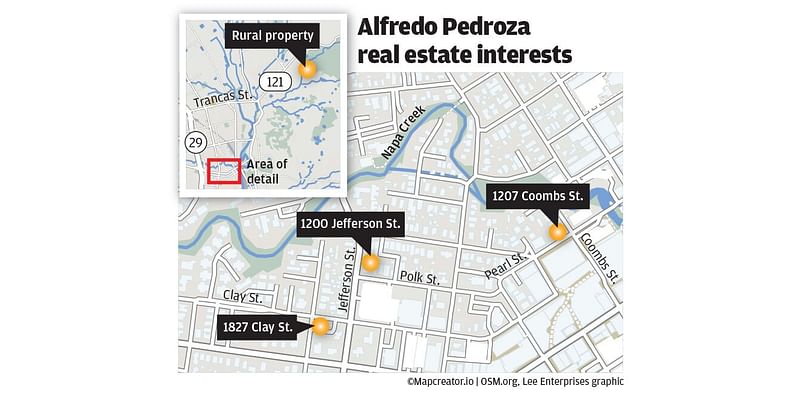 Napa County Supervisor Alfredo Pedroza has local property clout