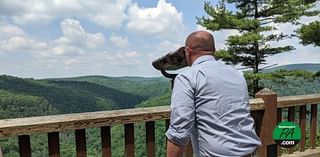 New viewfinders allow colorblind visitors to enjoy fall foliage at Leonard Harrison State Park