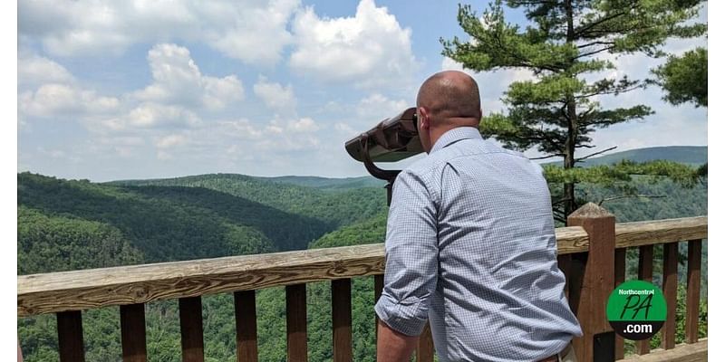 New viewfinders allow colorblind visitors to enjoy fall foliage at Leonard Harrison State Park