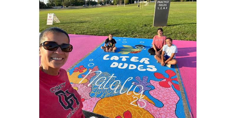 Minions, jokers and baseball. Cincinnati seniors show off their decorated parking spots