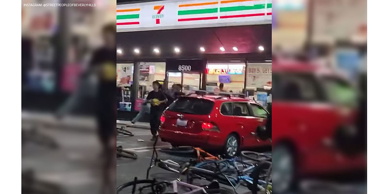 Dozens of juveniles on bikes ransack 2 Los Angeles 7-Eleven stores