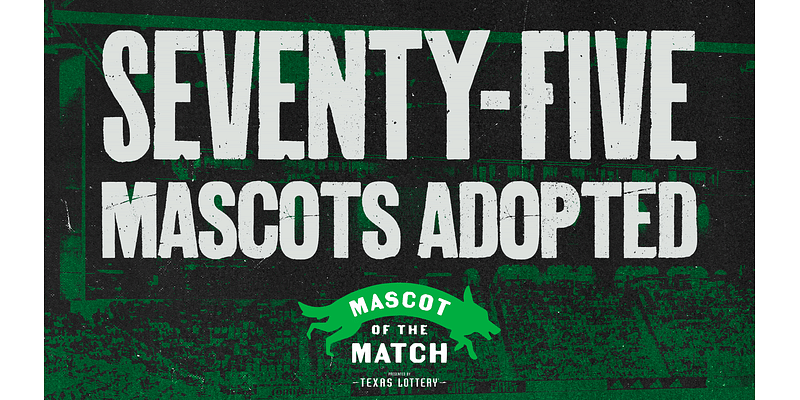 75 Austin FC Honorary Mascots Adopted