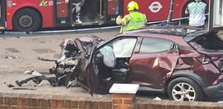 Girl, 18, killed after car hits her on busy London street as police question driver, 45, on suspicion of dangerous driving