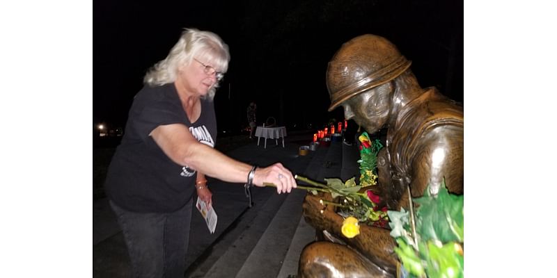 Reading vigil remembers service personnel killed or missing in action