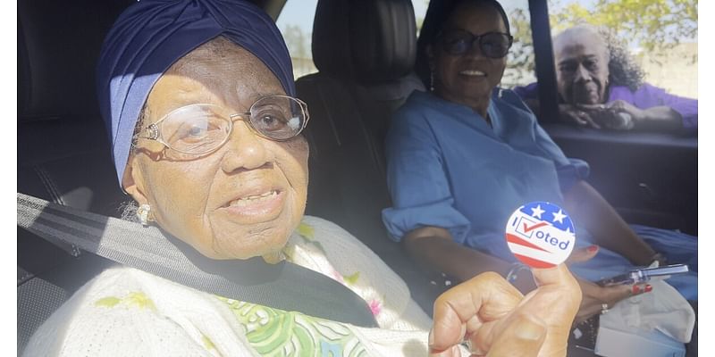 102-year-old Gause woman casts vote in 2024 presidential election, continues voting tradition