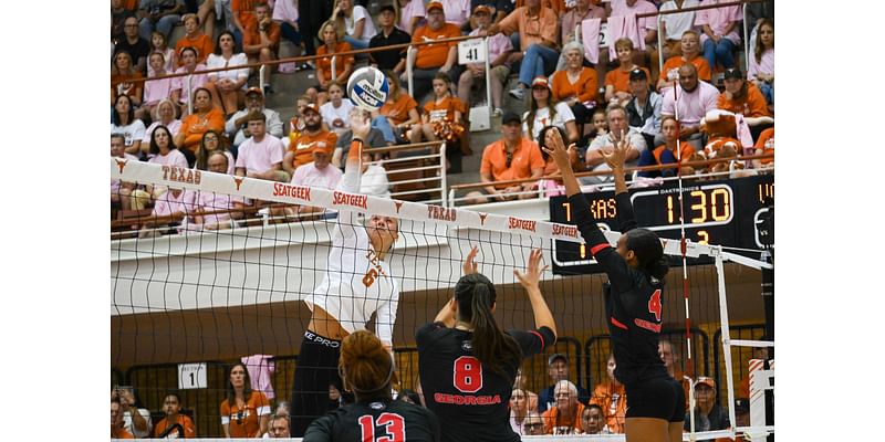 Texas volleyball bounces back from three losses with a dominant win against Mississippi