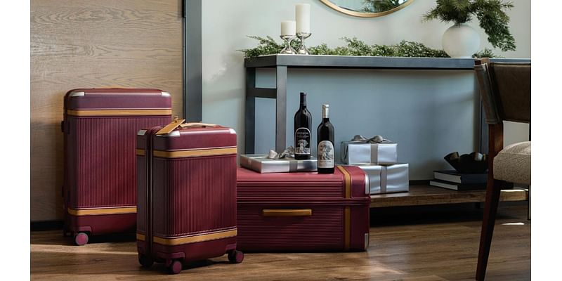 Paravel Has New Wine-Hued Luggage For The Holidays With Silver Oak Cellars