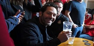 Paul Rudd hands out refreshments to voters at Pennsylvania polling sites