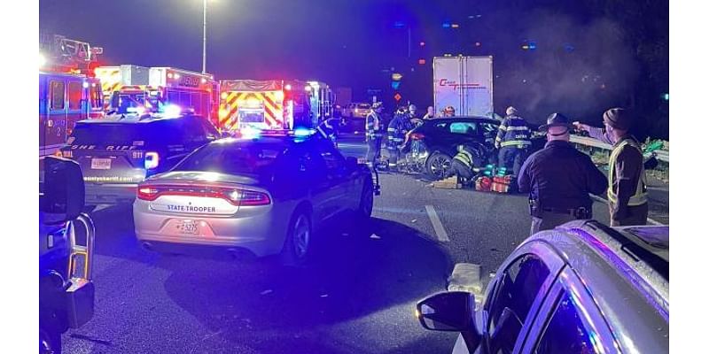 Multi-vehicle crash blocks I-77 North in Fort Mill for hours