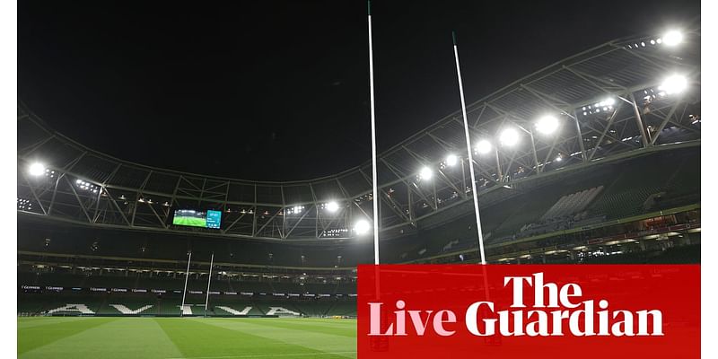 Ireland v New Zealand: Autumn Nations Series rugby union – live